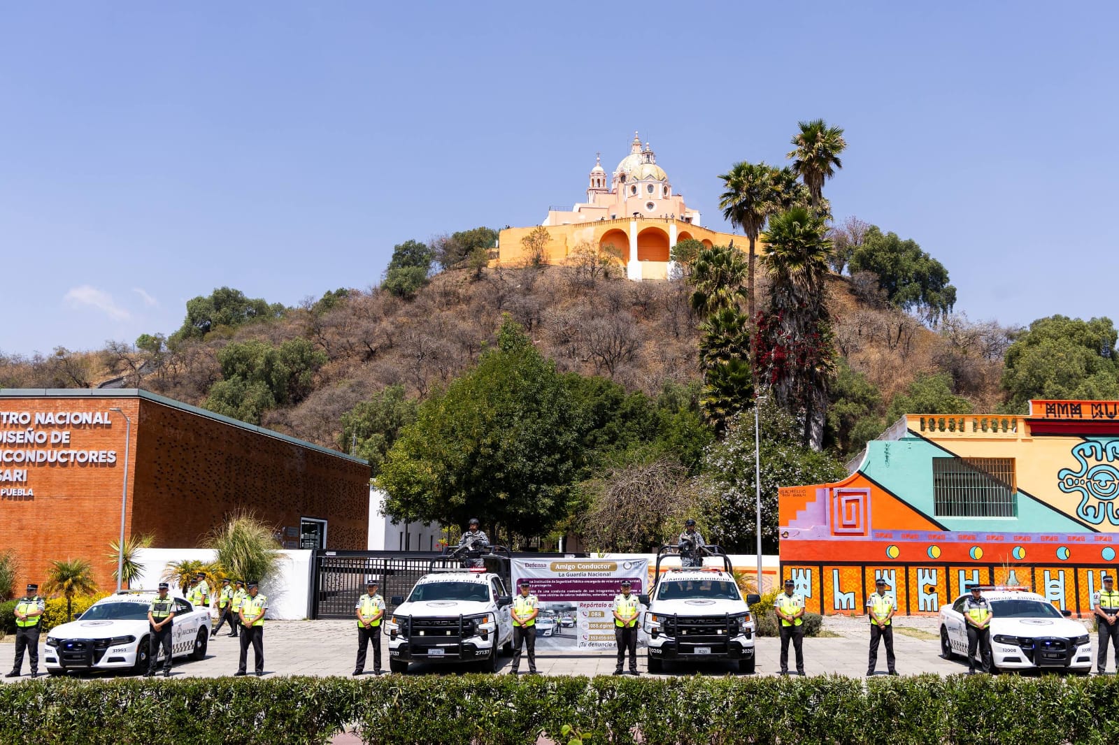 Se suma Ayuntamiento de San Andrés Cholula al operativo “Semana Santa Segura 2026” en coordinación con la Guardia Nacional