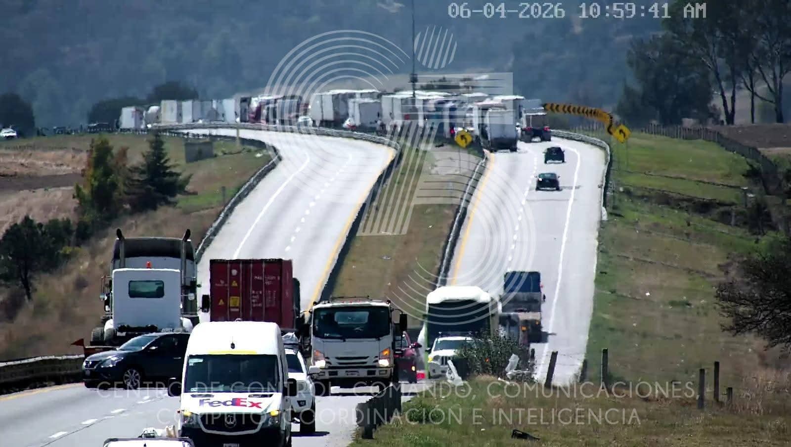 Crisis logistica en Tlaxcala por paro nacional de campesinos y transportistas