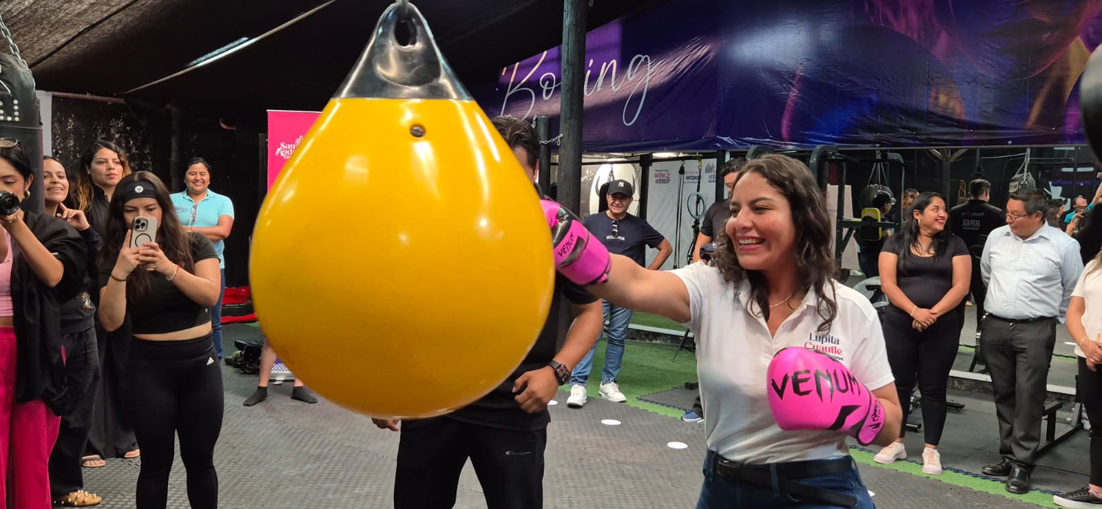 San Andrés Cholula estableció alianza con gimnasio Madison Sport para llevar la práctica del boxeo