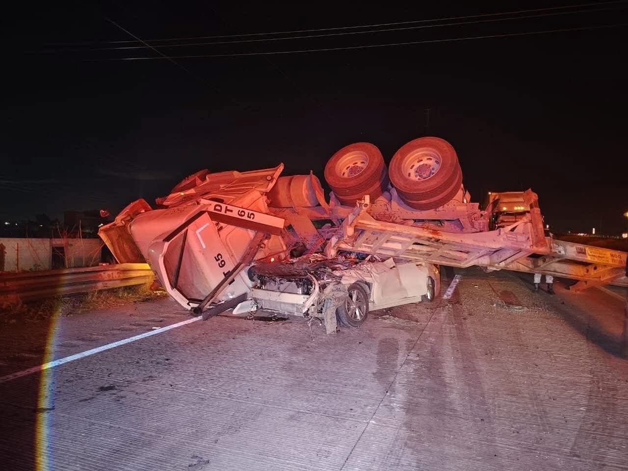 Accidente en el Arco Norte deja un muerto y provoca cierre total a la altura de Sanctórum