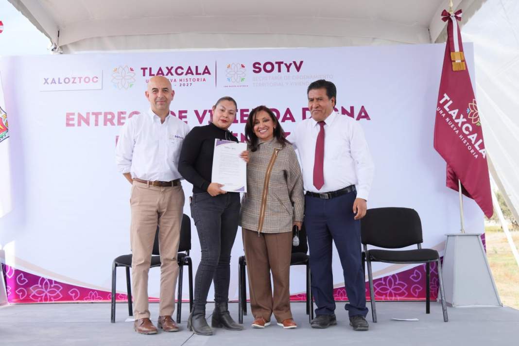 Más de 3 mdp transforman hogares en Xaloztoc con Vivienda para tu Bienestar