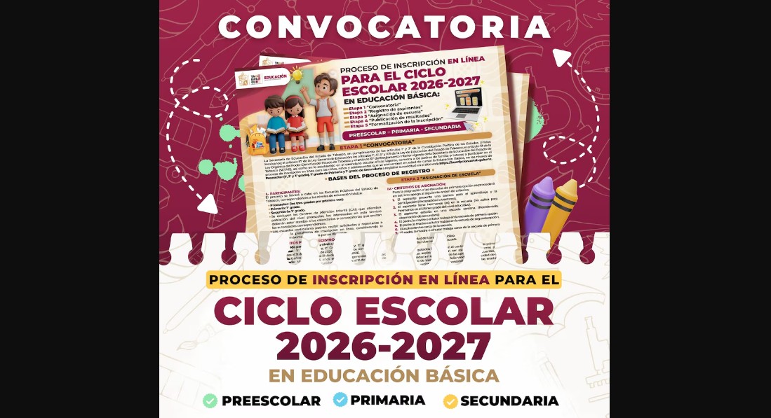 SEP define cómo serán las inscripciones escolares 2026-2027 en México