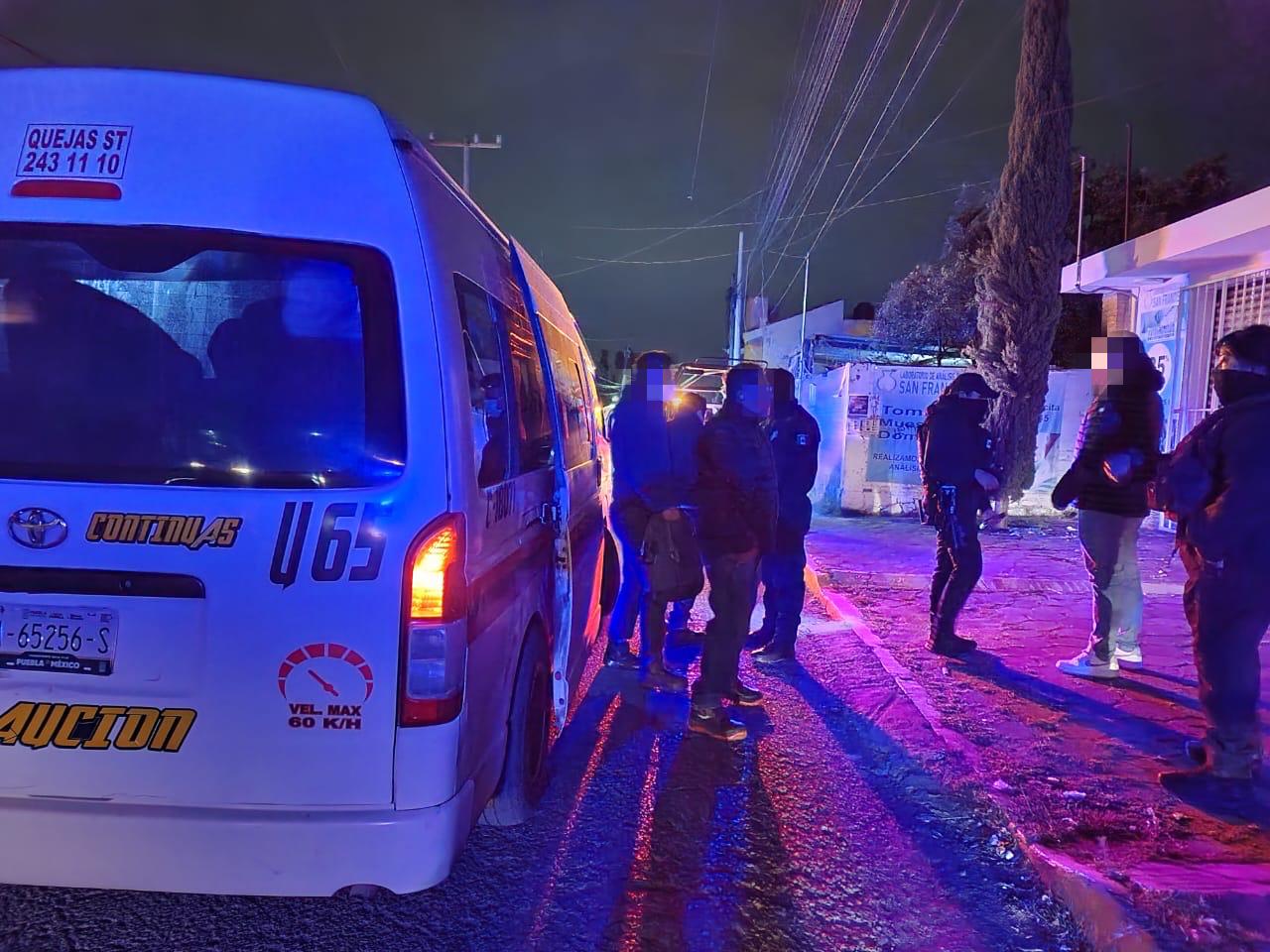 Operativo Pasajero Seguro en Cuautlancingo