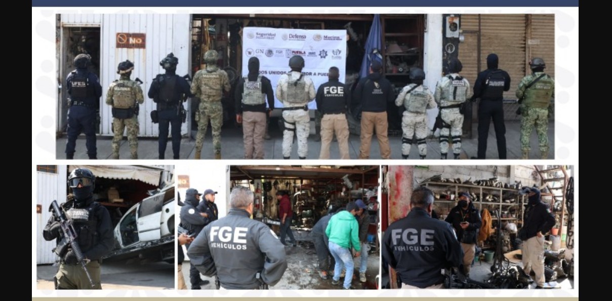 FGE irrumpe en la 46 Poniente: recuperan auto robado, arma y droga