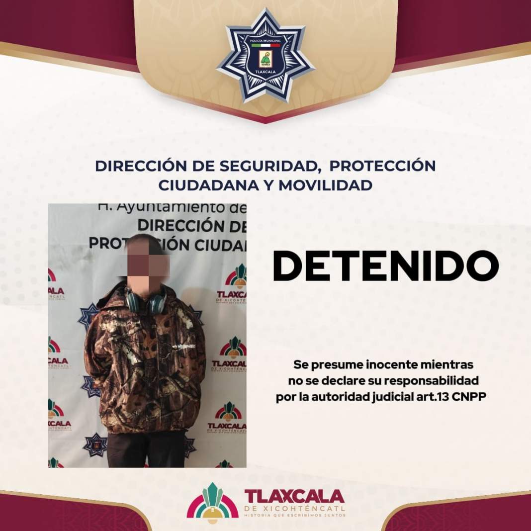 Detienen en Tlaxcala a sujeto con droga y joyería de dudosa procedencia