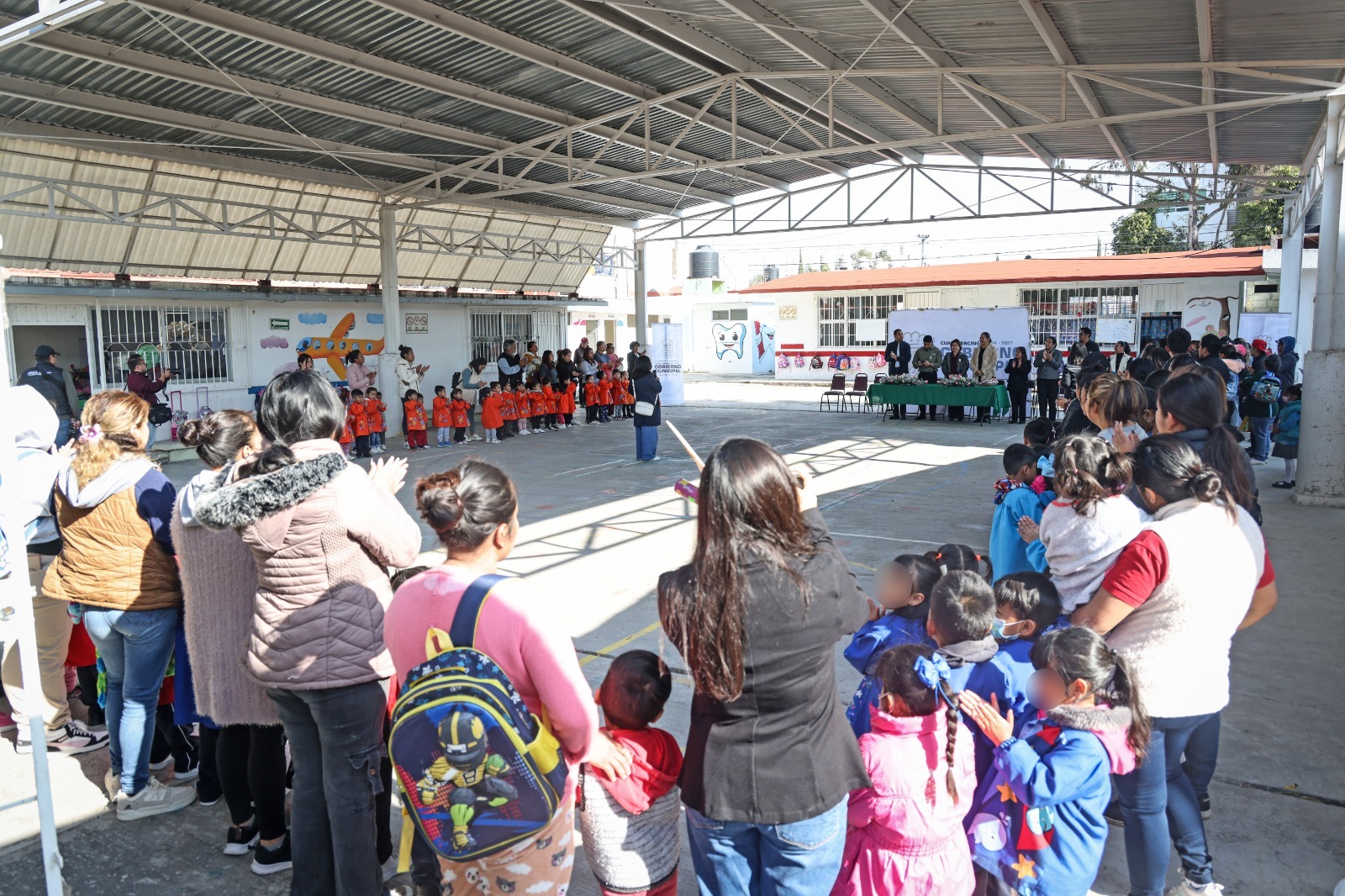 Omar Muñoz fortalece infraestructura educativa con nueva aula en preescolar