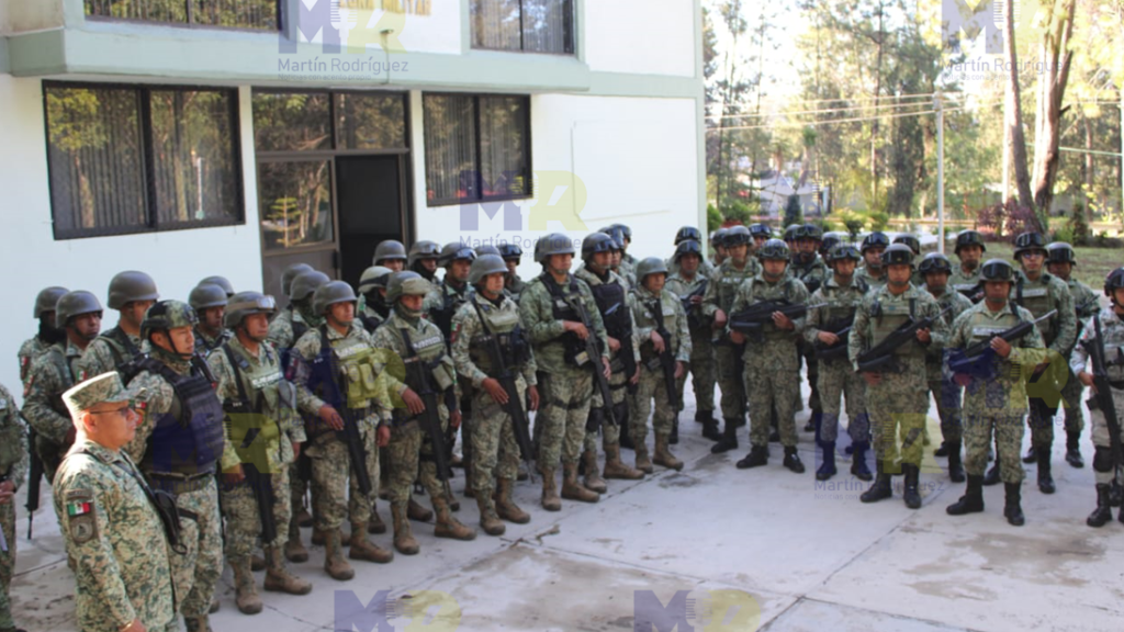 Ejército refuerza seguridad en Tlaxcala y coordina acciones con alcaldes