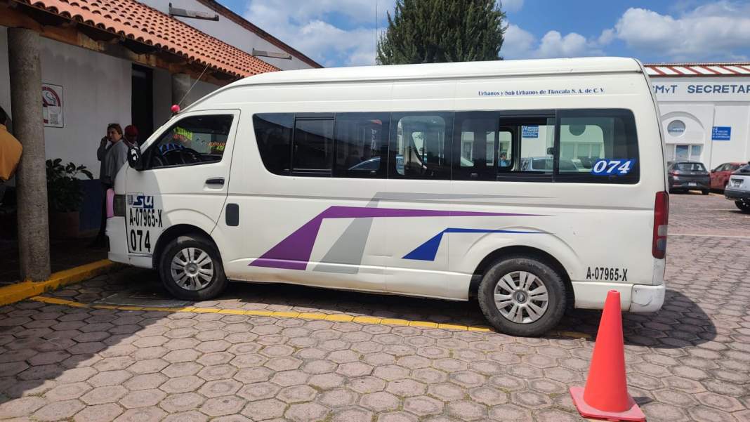 Transporte público refuerza prevención por enfermedades respiratorias en Tlaxcala