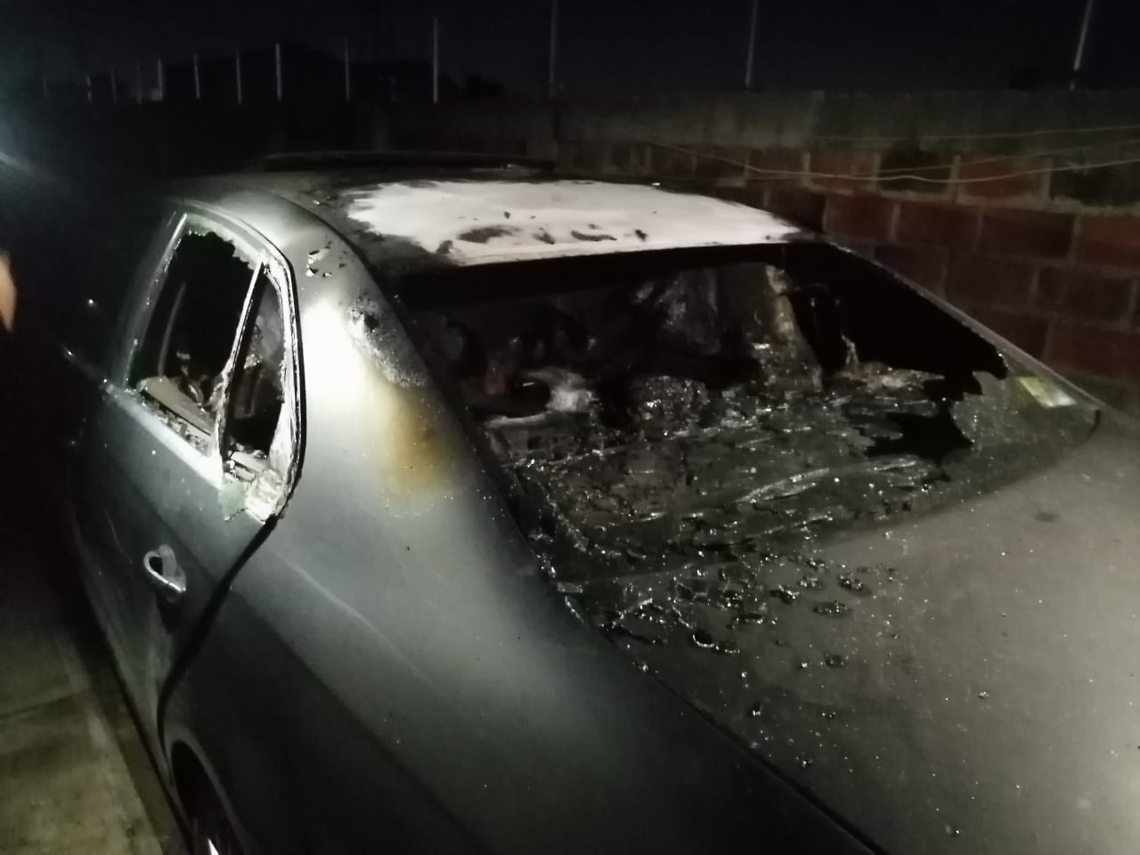 Incendian vehículo del presidente de Cuauhtenco, en Contla