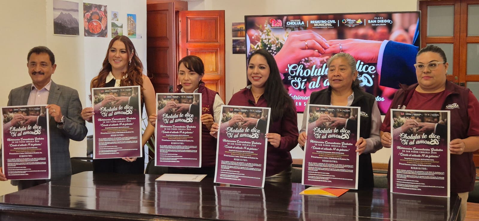 San Pedro Cholula celebra el amor con matrimonios comunitarios este 14 de febrero