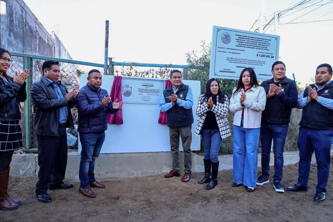 Armando Aguirre entrega infraestructura con inversión superior a 3.5 mdp en San Francisco Ocotlán 