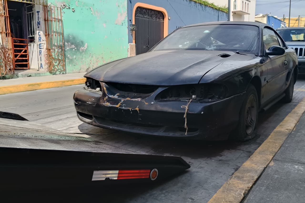 Más orden y seguridad: San Pedro Cholula atiende vehículos en abandono