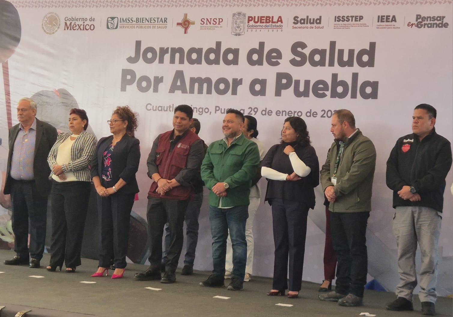 Cuautlancingo sede de la primera Jornada de Salud “Por Amor a Puebla”