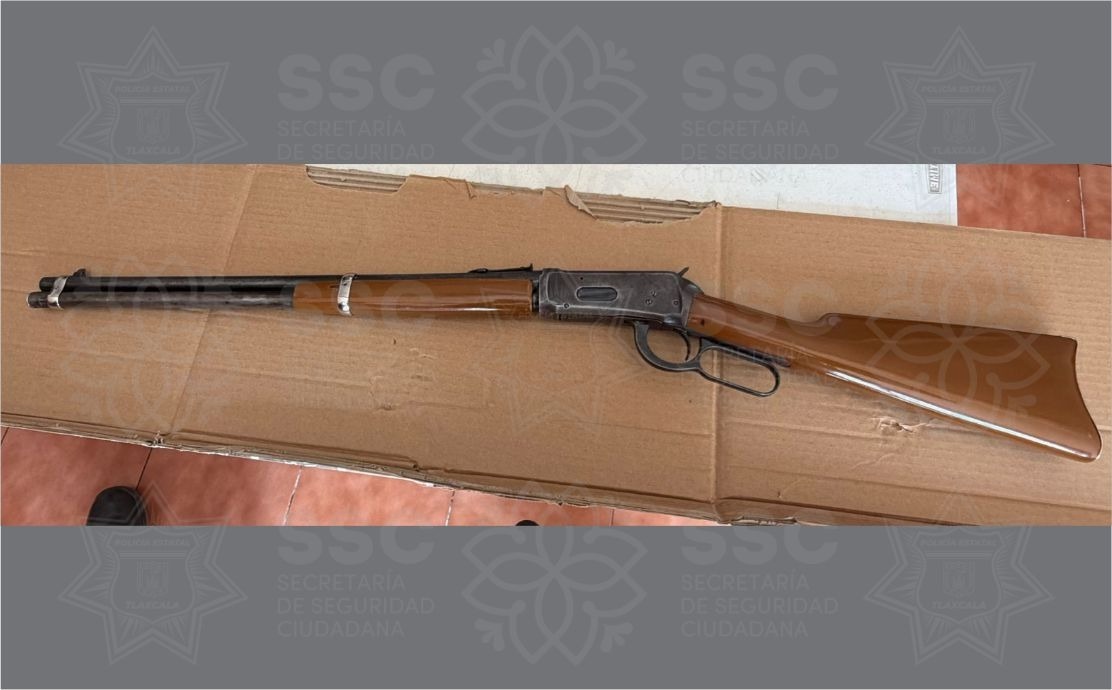 Detienen en Tlaxcala a hombre armado con escopeta y rifle durante operativo conjunto