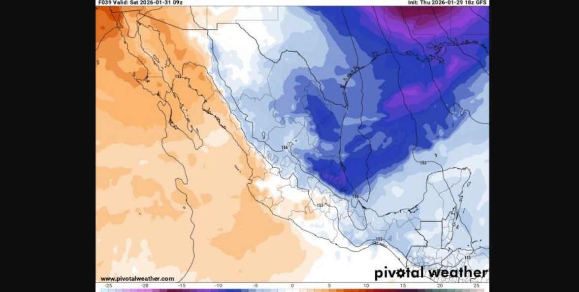 Frente Frío 32 provocará descenso de temperatura en Puebla