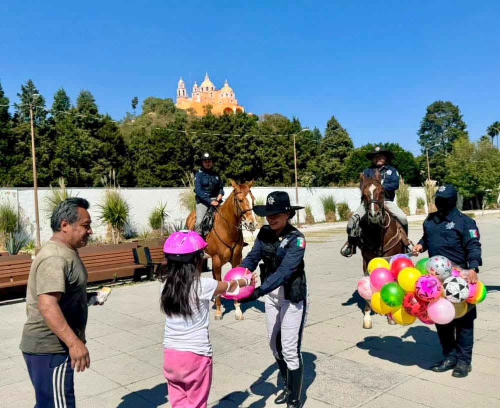 SSPPC San Andrés Cholula acompaña a Reyes Magos