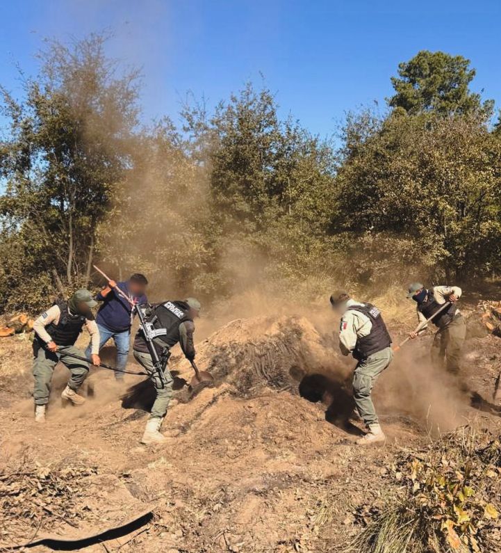 En operativo inhabilitan seis hornos clandestinos de carbón en La Malinche en San Pablo del Monte