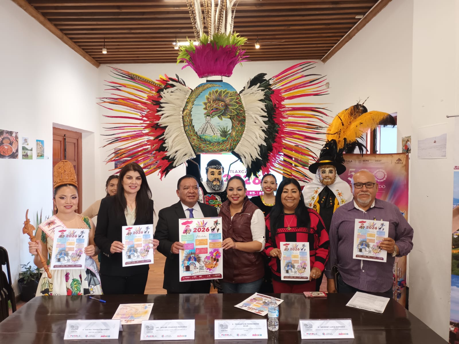 Invitan desde San Pedro Cholula al Carnaval Tlaxcala 2026 como símbolo de identidad y tradición regional