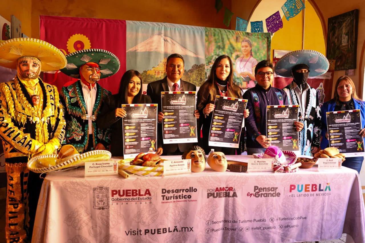 Presentan programa cultural y tradicional de San Francisco Ocotlán 