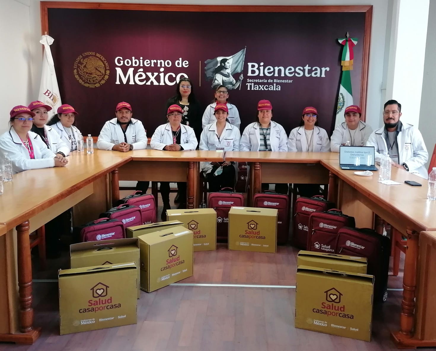 Fortalecen el programa “Salud Casa por Casa” en Tlaxcala con equipamiento médico