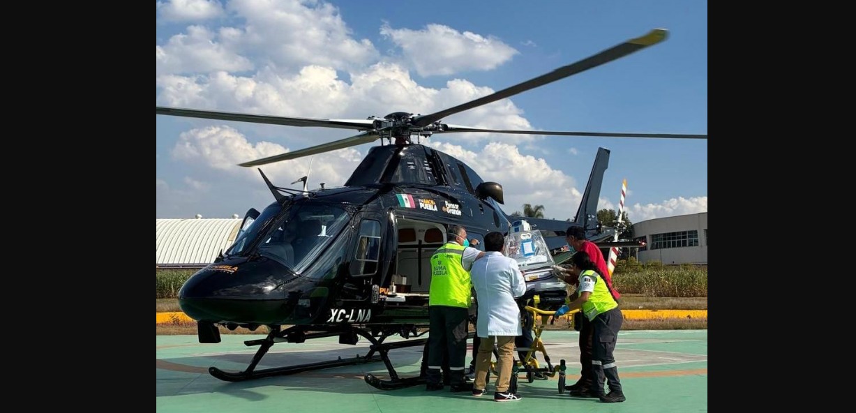 Trasladan de emergencia a recién nacida con cardiopatía congénita
