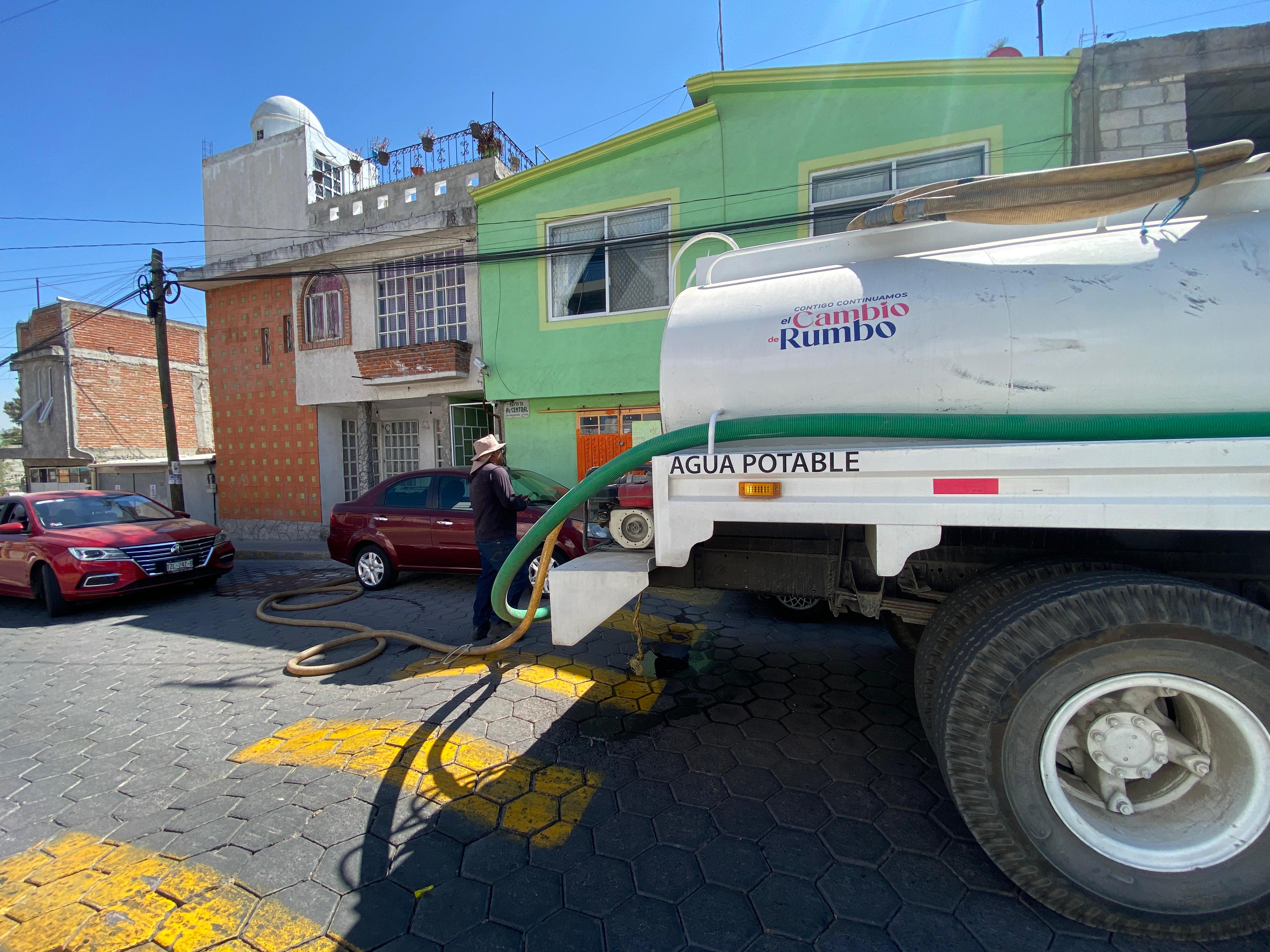 Ante la inconformidad en el servicio de agua potable en la zona, el Ayuntamiento de San Andrés Cholula acompaña a habitantes de Concepción Guadalupe en busca de soluciones