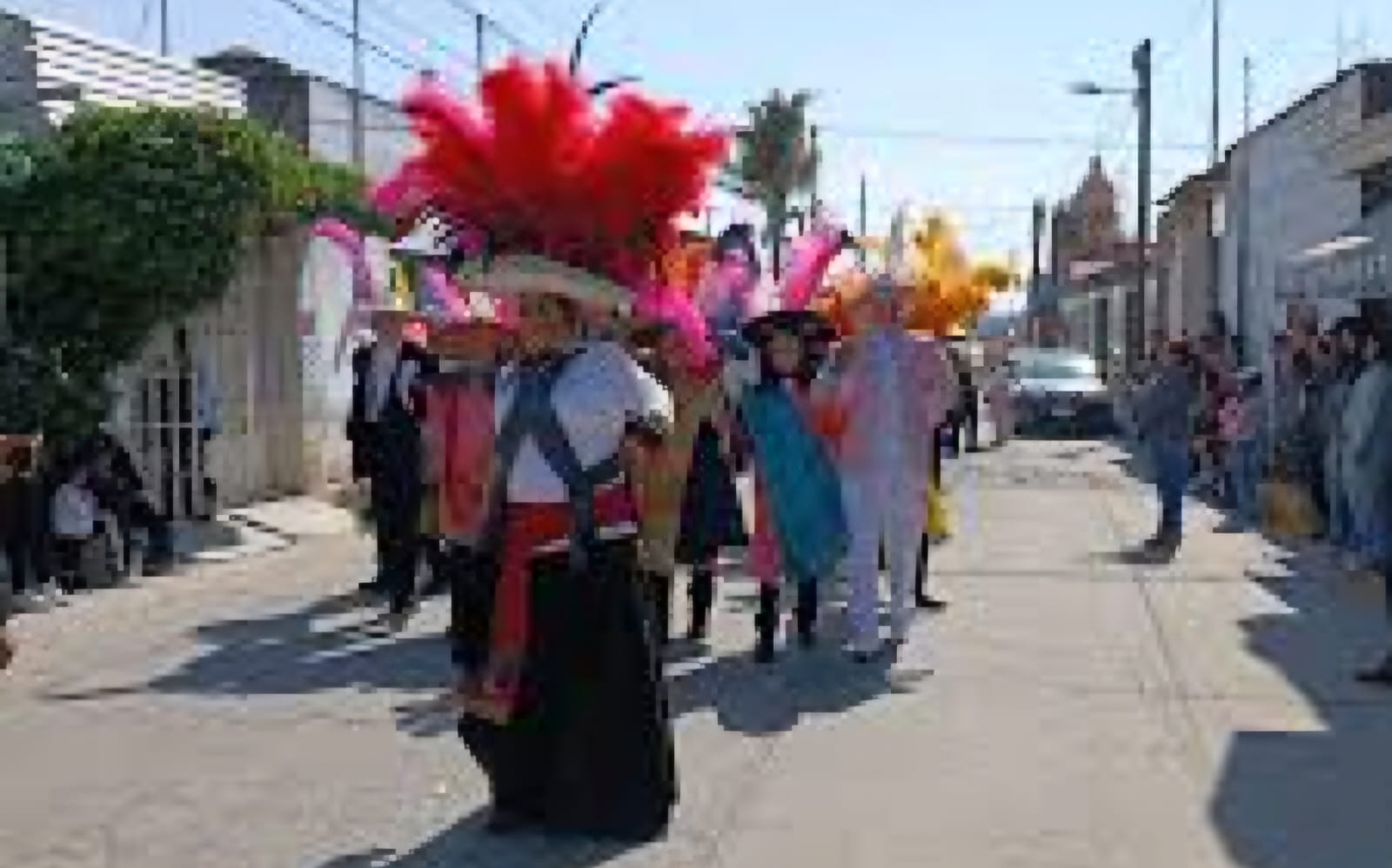 Saldo blanco durante carnaval en Cuautlancingo