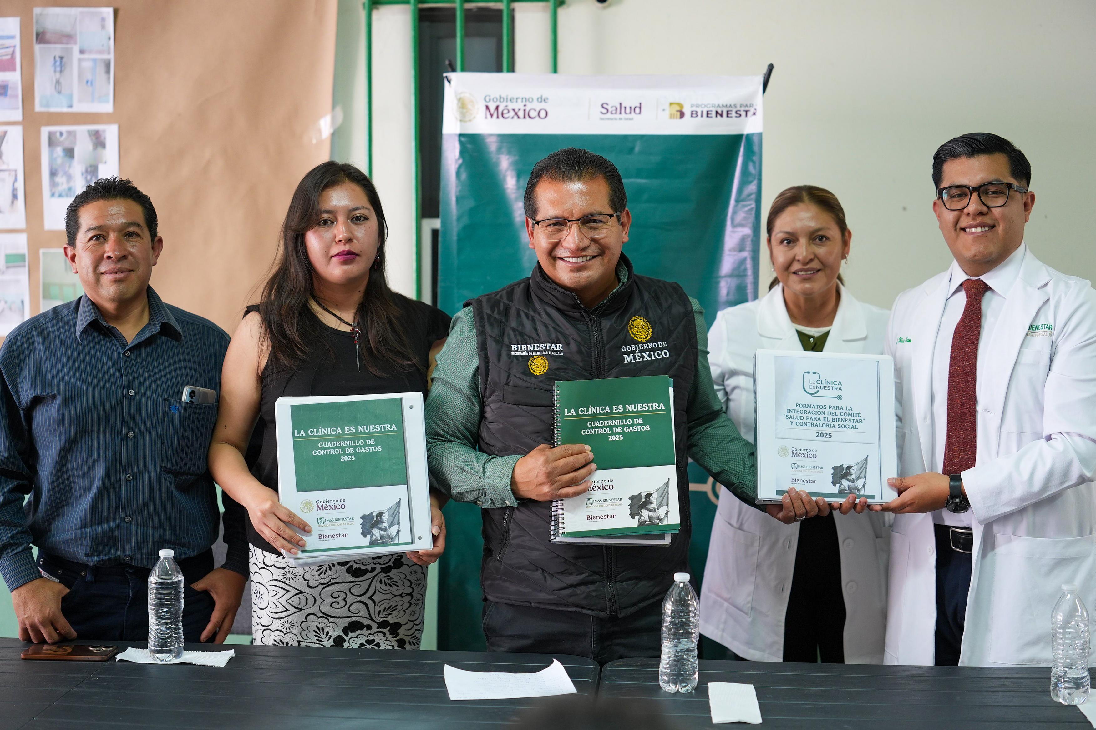 "La Clínica es Nuestra" fortalece unidades de Tecopilco y Amaxac con 1mdp a infraestructura