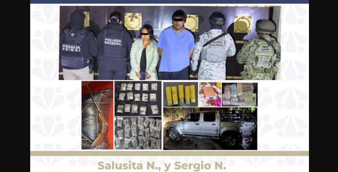 Operativo en Atlixco por presuntos delitos contra la salud