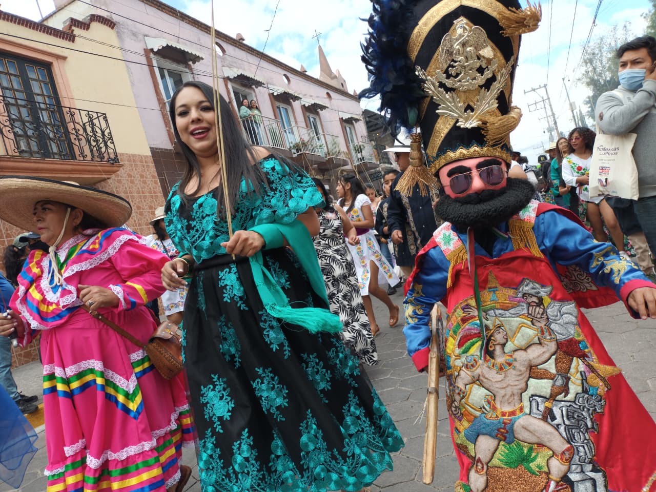 Saldo blanco en el Carnaval 2026 de San Pedro Cholula; Tonantzin Fernández participa por tercer año consecutivo