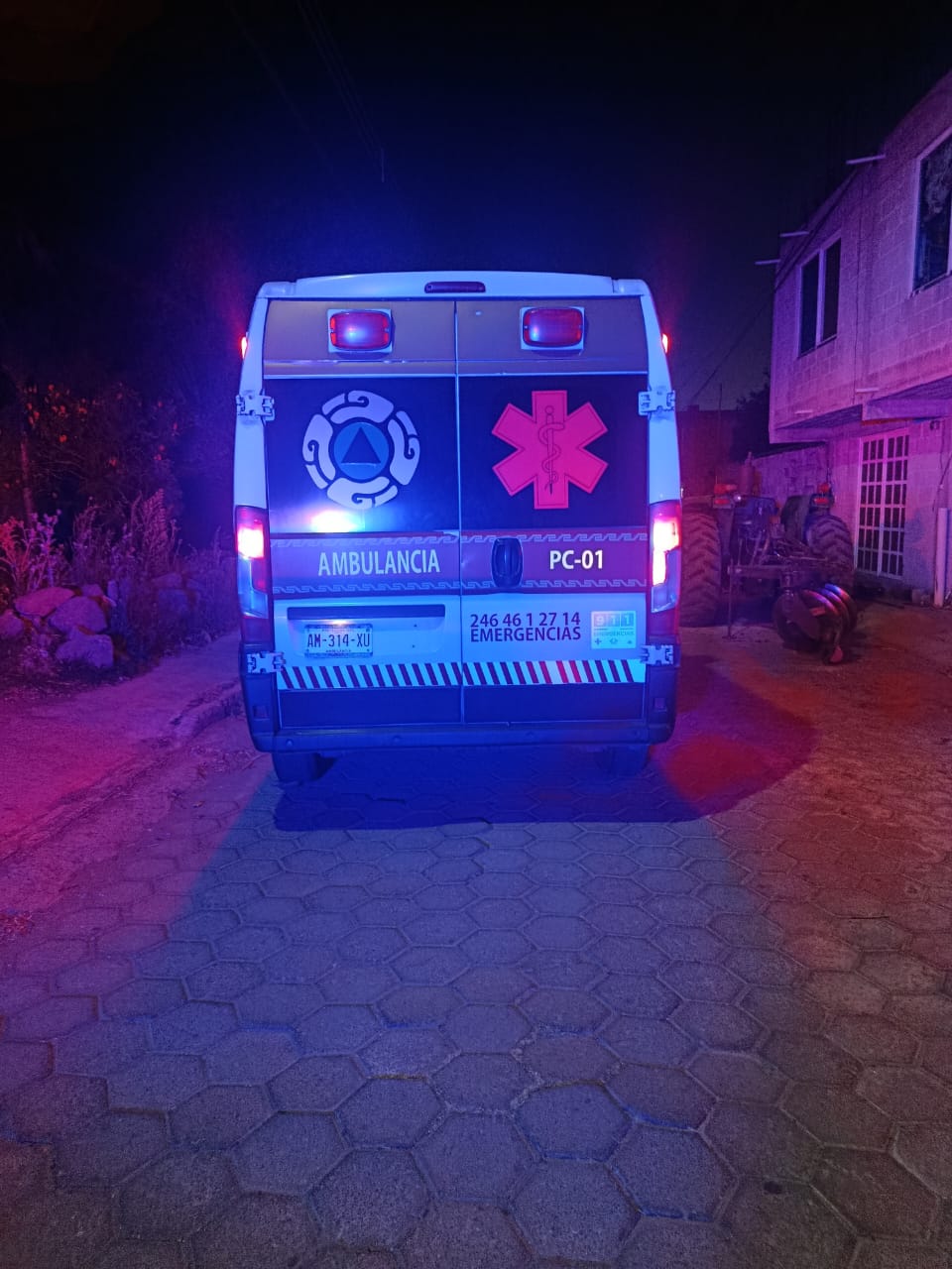 Muere hombre en vía pública de Contla