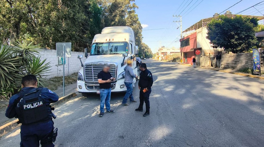 Operativo en la México-Puebla permite recuperar unidad robada