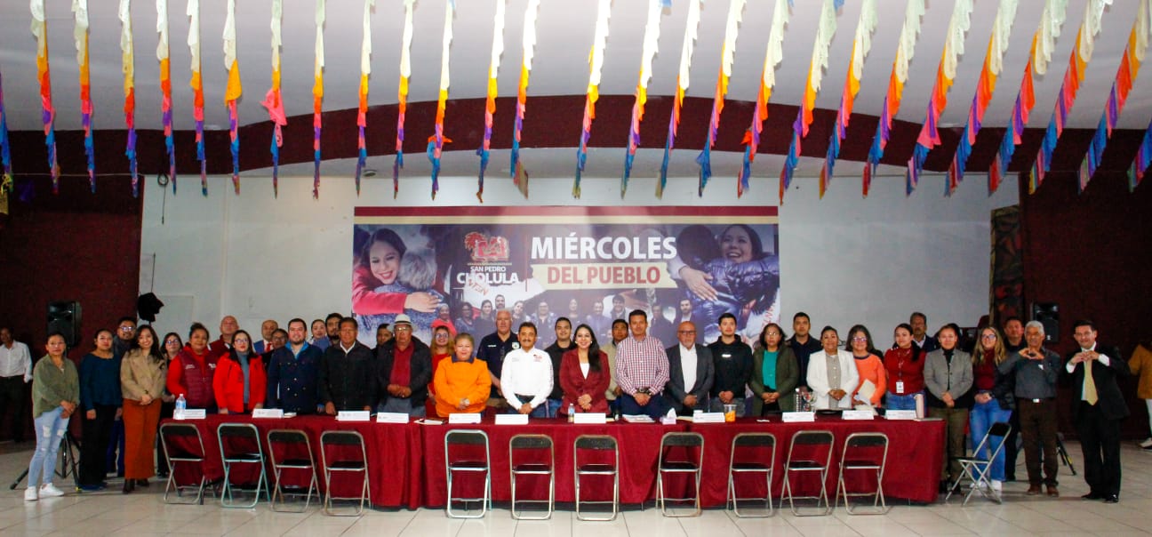 Refrenda Tonantzin Fernández cercanía y sensibilidad con las y los cholultecas a través del “Miércoles del Pueblo”