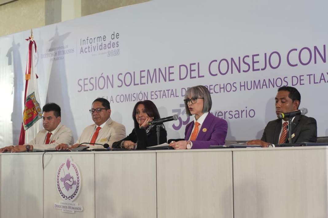 CEDH Tlaxcala admite rezagos y desdén, pero presume más de 17 mil acciones en 2025
