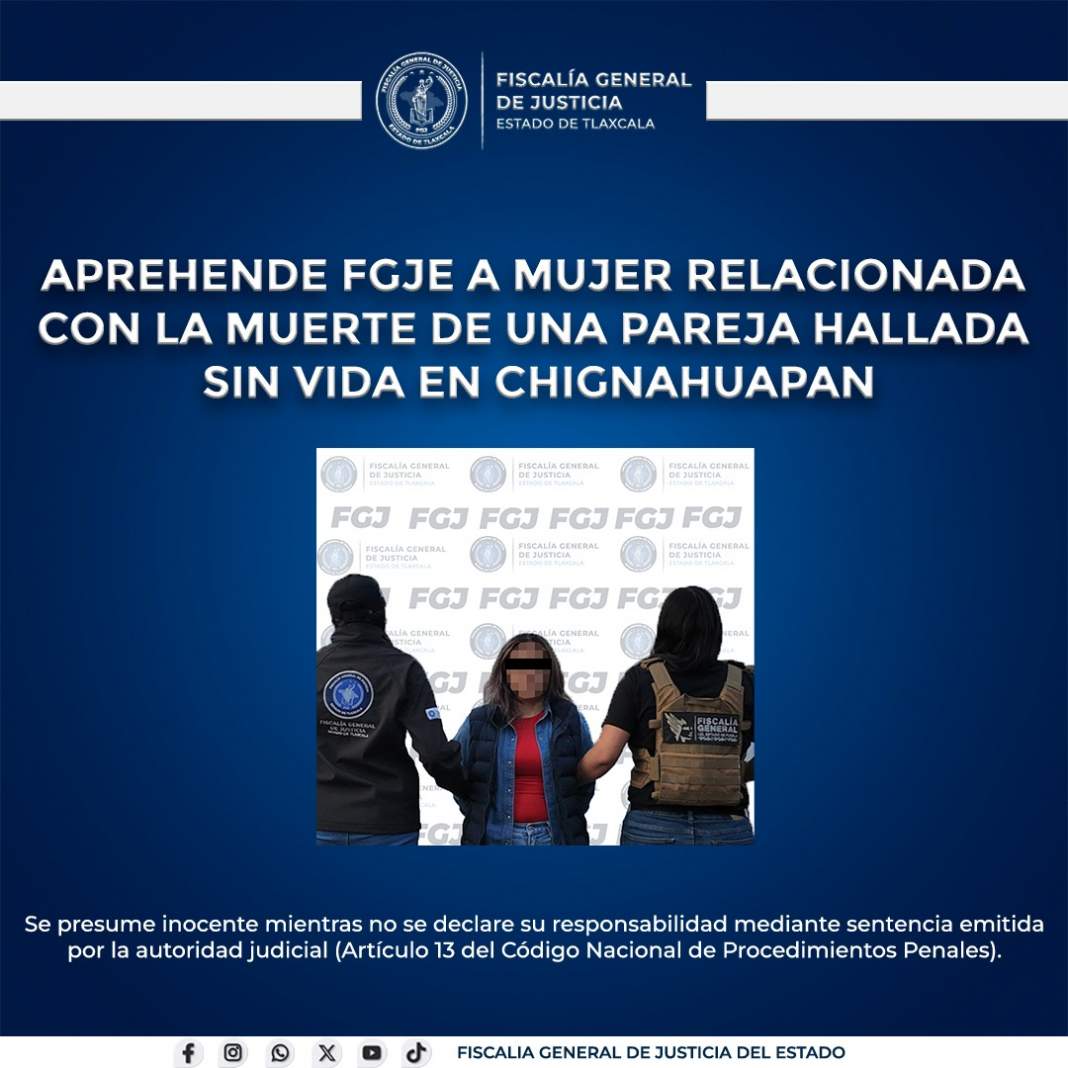 Detienen en Tlaxco a mujer ligada a caso en Puebla; así fue el operativo conjunto