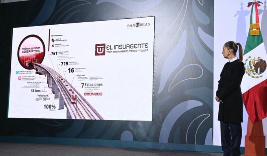 Un tren moderno que cambia la movilidad entre Toluca y la Ciudad de México