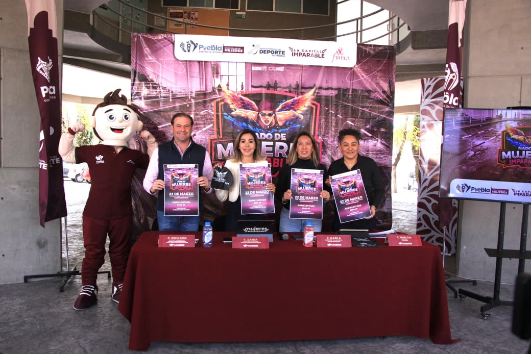 “Nado Mujeres Imparables” se realizará el 22 de marzo en Puebla