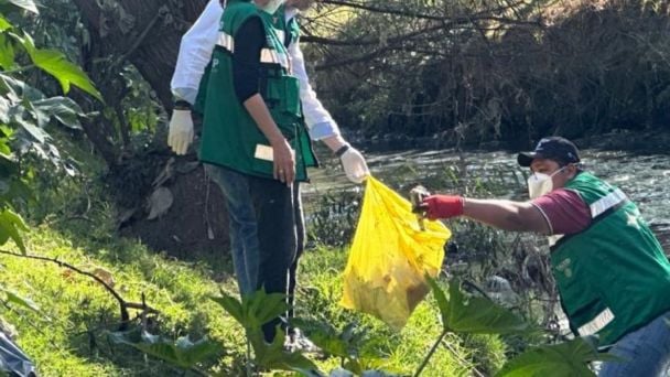 Arranca en Tlaxcala la limpieza 2026 del río Atoyac con fuerte despliegue ambiental