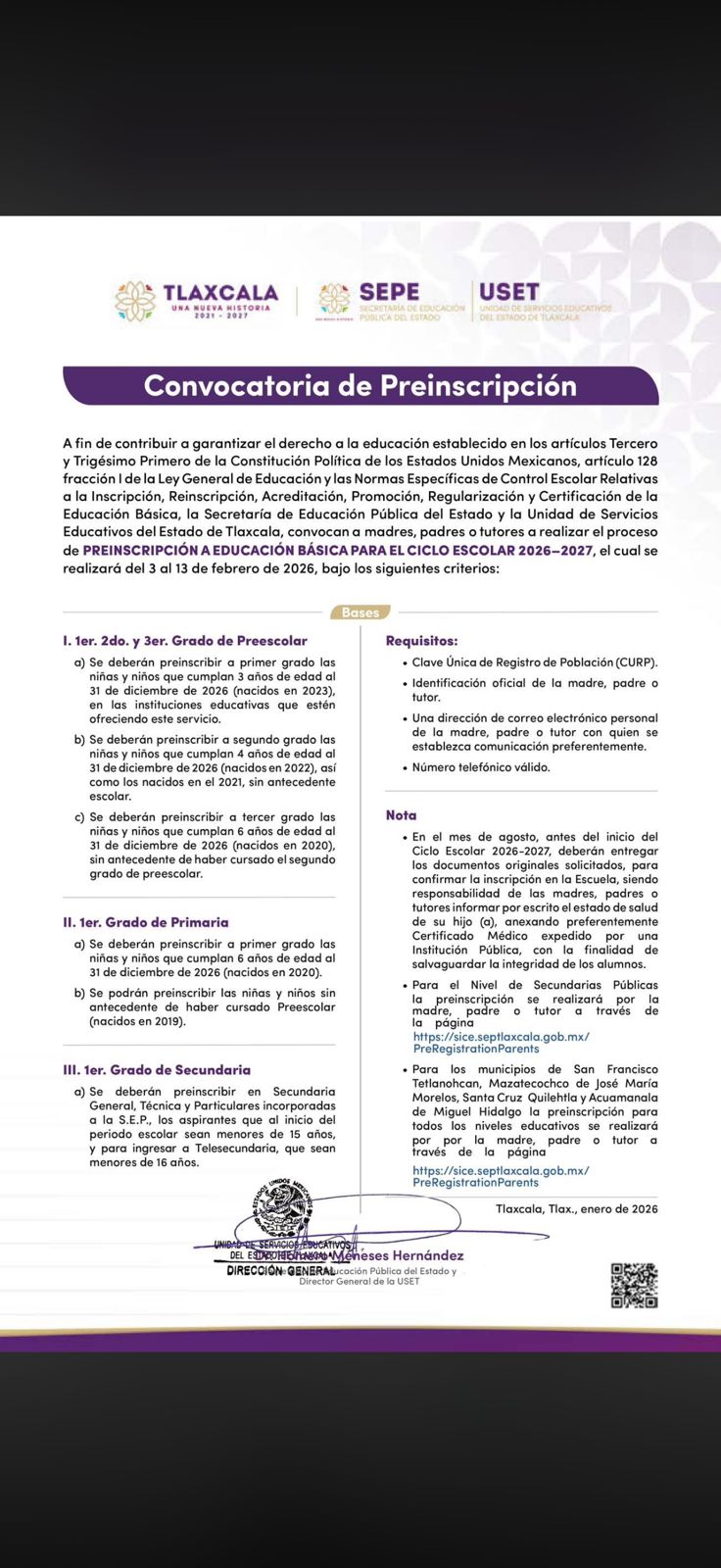 Preinscripción a secundaria en Tlaxcala será 100% digital: fechas y pasos