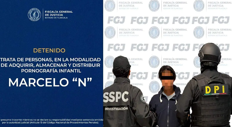 Operativo policial en Tlaxcala con detención de un hombre en Teolocholco.