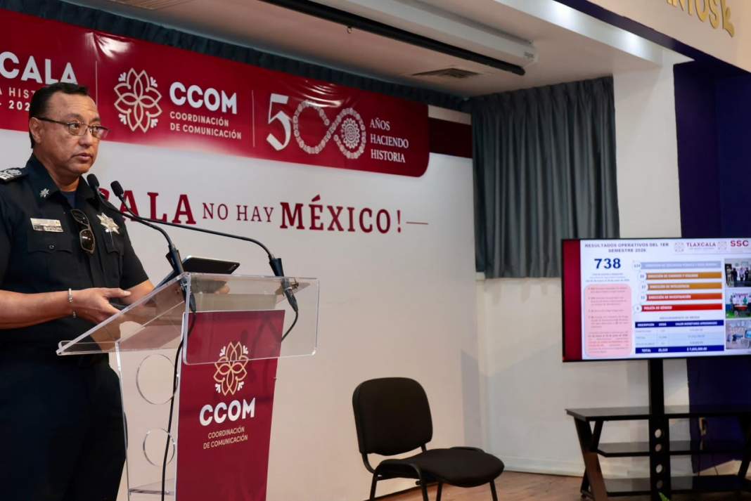 Elementos de la SSC presentan resultados del primer semestre de 2026.