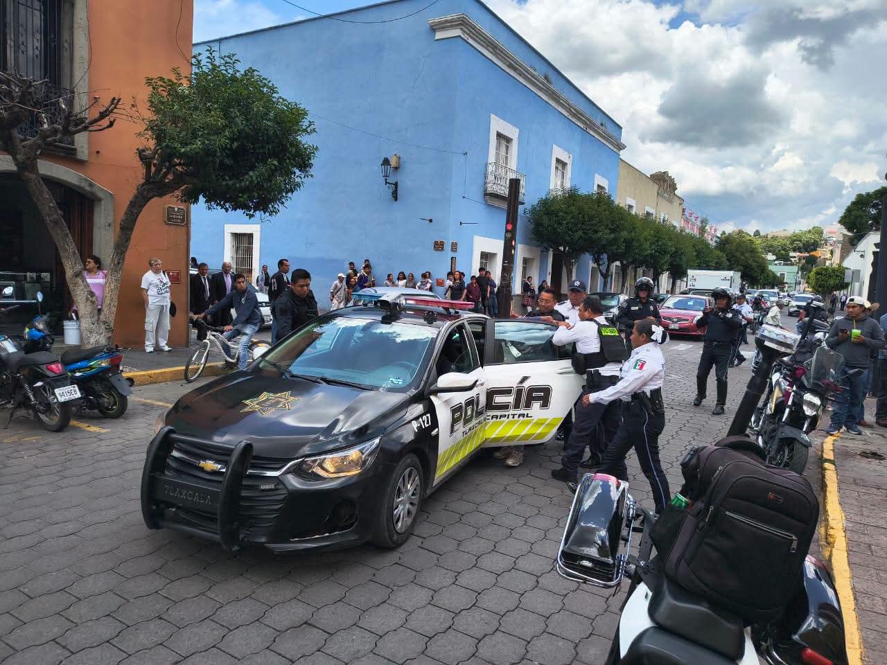 Asaltante con arma de juguete es detenido tras intento de robo en plena capital tlaxcalteca 