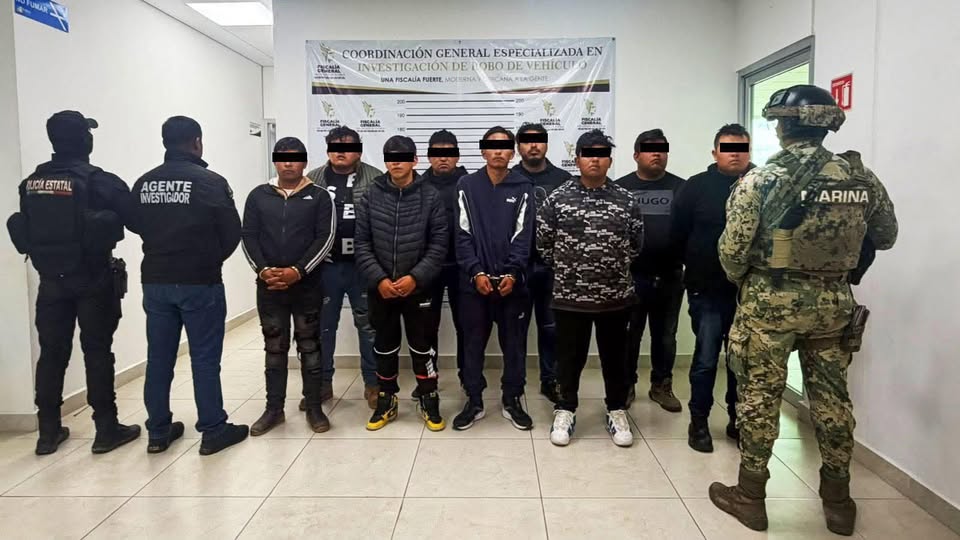 Autoridades desarticulan presunta célula dedicada al robo de transporte de carga en Huejotzingo