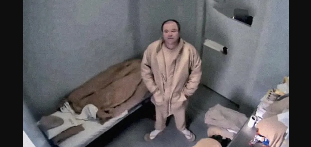 El Chapo Guzmán durante un proceso judicial.