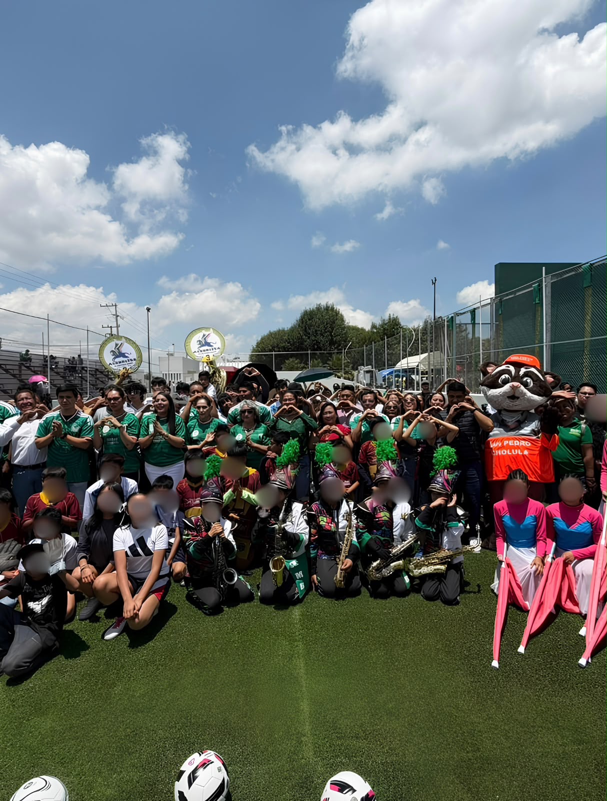 Tlazolito promueve la cultura de la limpieza durante el mundialito social San Pedro Cholula