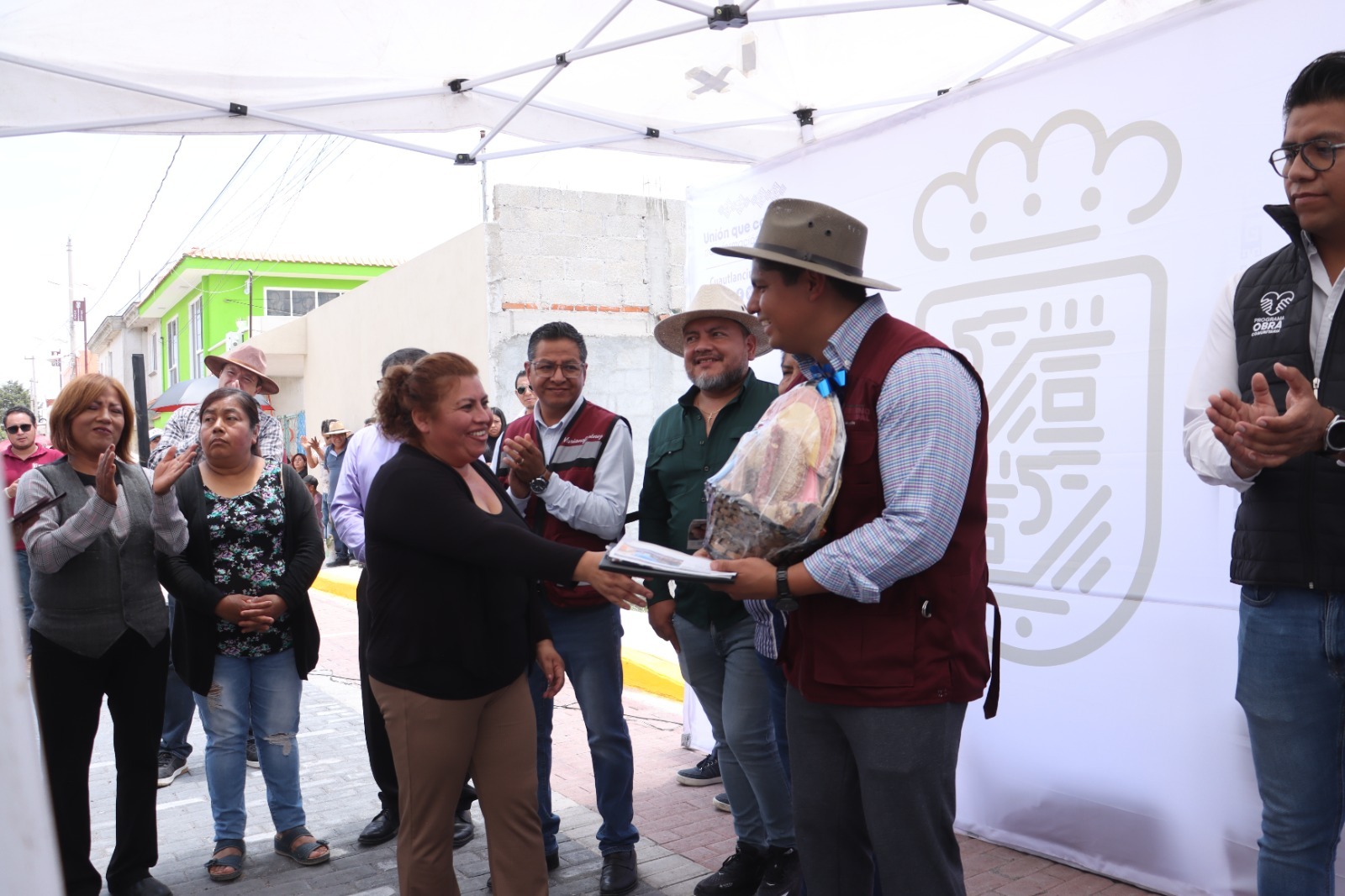 Omar Muñoz fortalece infraestructura urbana en Sanctorum
