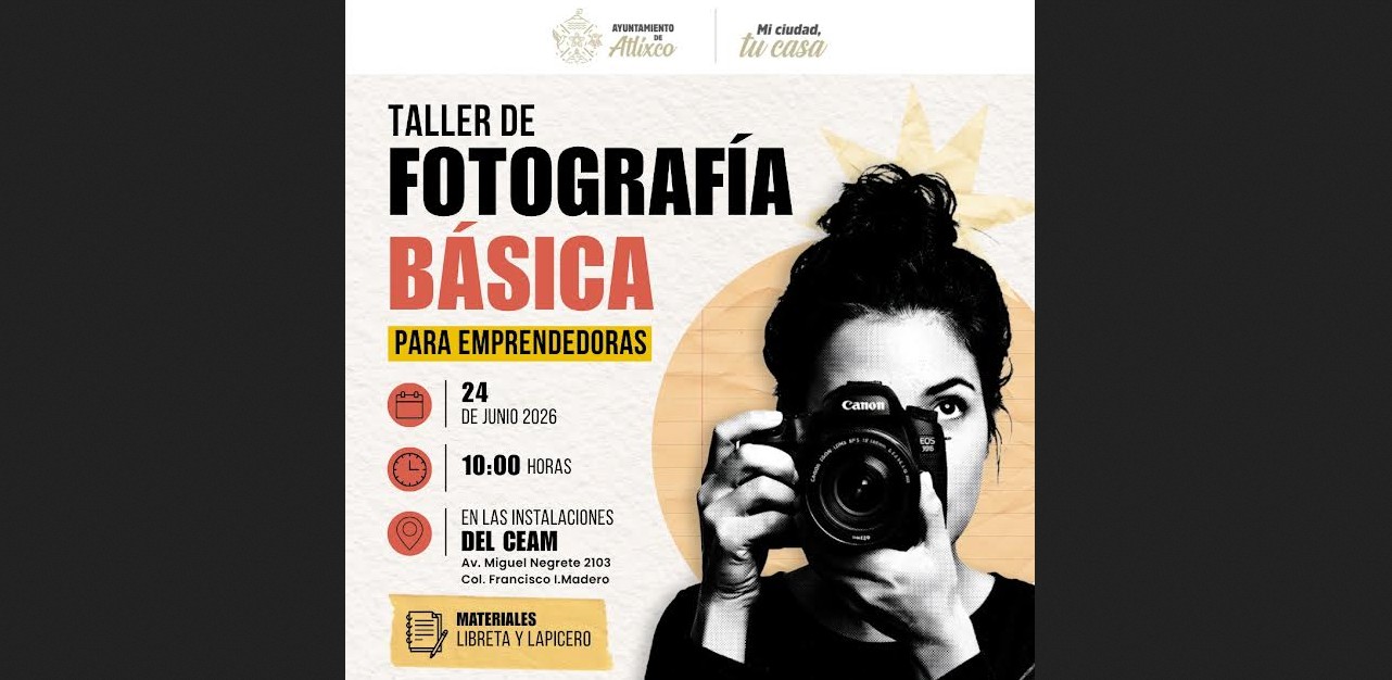 Mujeres participan en un taller gratuito del CEAM en Atlixco.