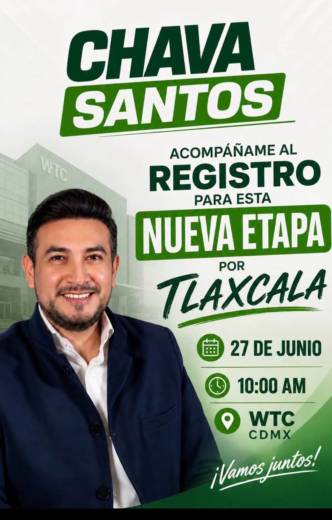 ¡Chava, va! Alcalde de Huamantla busca encabezar Comités de la 4T a nombre del PVEM¡Chava, va! Alcalde de Huamantla busca encabezar Comités de la 4T a nombre del PVEM