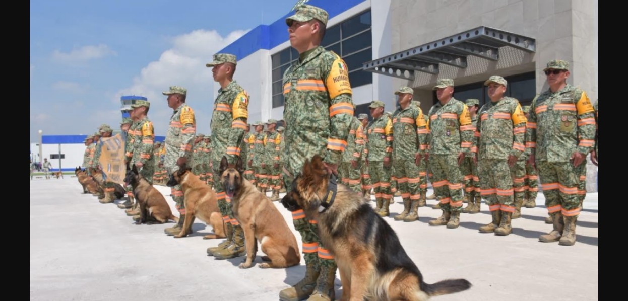 Brigada mexicana llega con ayuda humanitaria a Venezuela.
