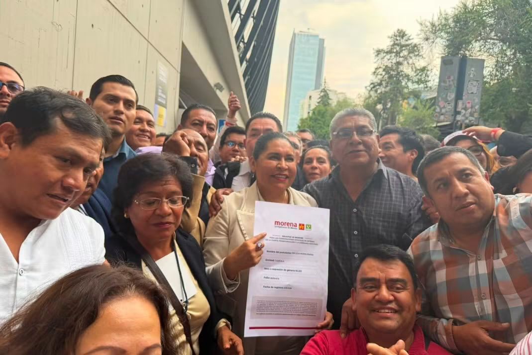 Tlaxcala para las y los tlaxcaltecas: Celebra Ana Lilia Rivera tras registro en MORENA